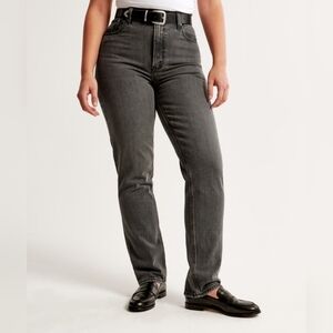 Abercrombie & Fitch Curve Love Jeans Women 30 /10S 90s Straight Ultra High Rise